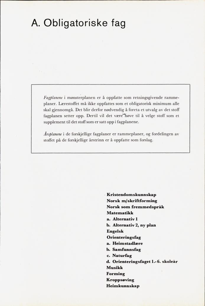 Skann 81 av Mønsterplanen 1971 · midlertidig utgave