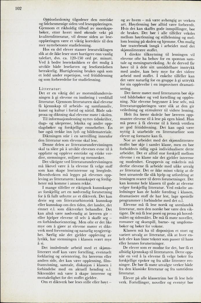 Skann 104 av Mønsterplanen 1971 · midlertidig utgave