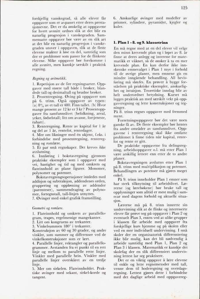 Skann 127 av Mønsterplanen 1971 · midlertidig utgave