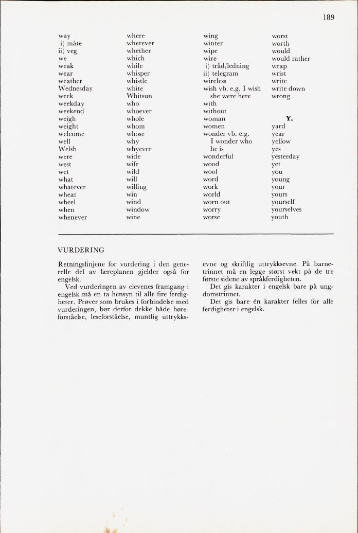 Skann 191 av Mønsterplanen 1971 · midlertidig utgave
