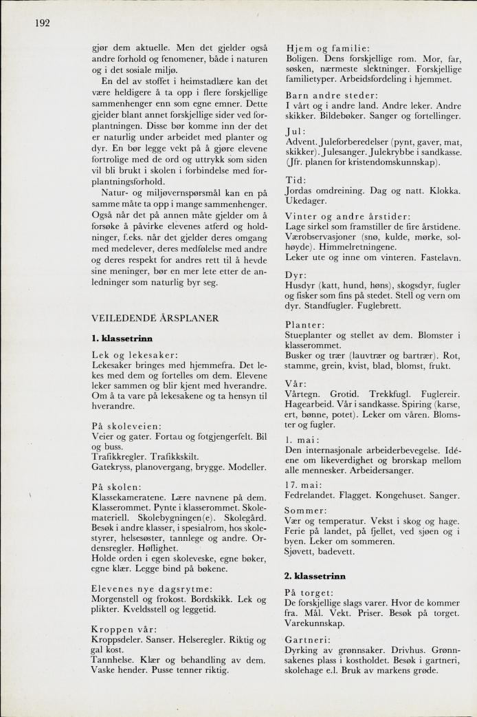 Skann 194 av Mønsterplanen 1971 · midlertidig utgave