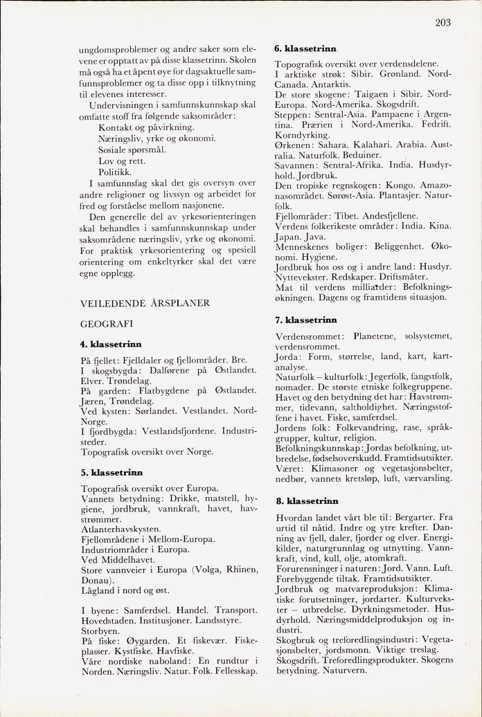 Skann 205 av Mønsterplanen 1971 · midlertidig utgave