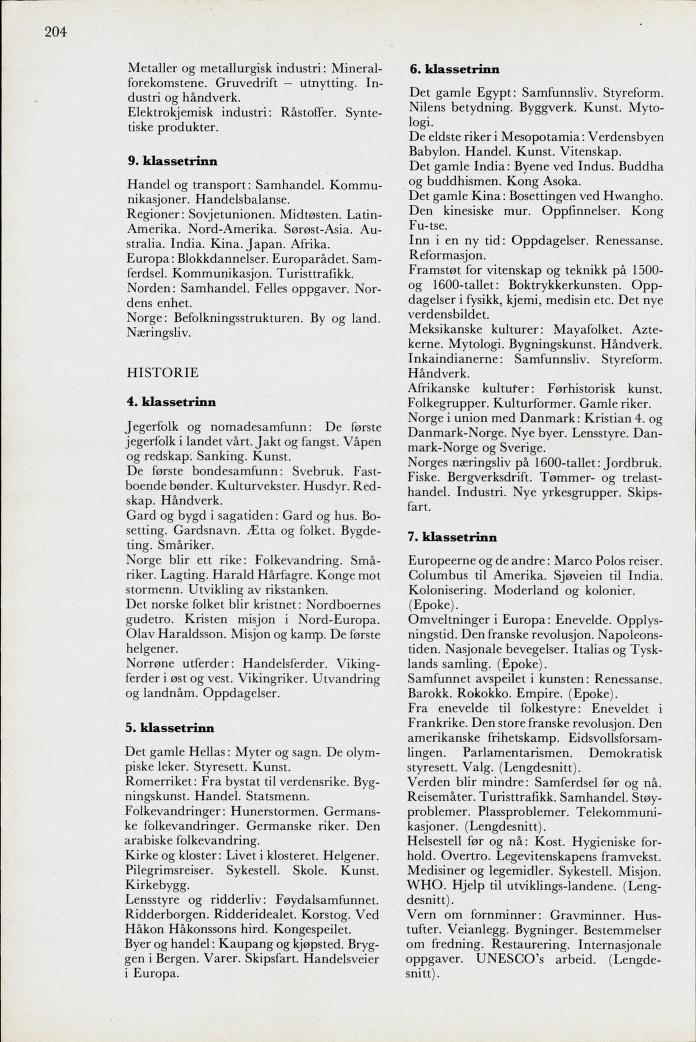 Skann 206 av Mønsterplanen 1971 · midlertidig utgave