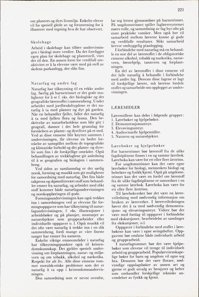 Skann 223 av Mønsterplanen 1971 · midlertidig utgave
