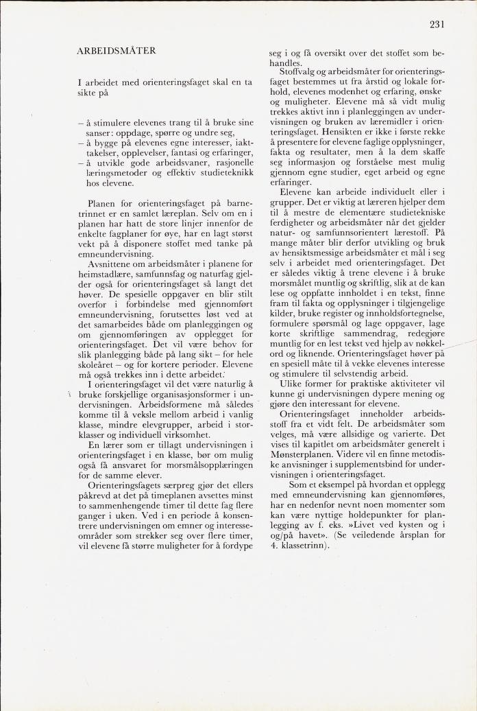 Skann 233 av Mønsterplanen 1971 · midlertidig utgave