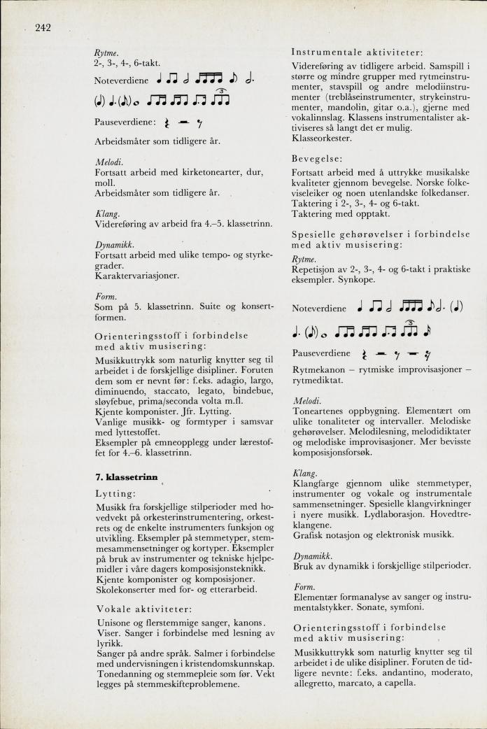 Skann 244 av Mønsterplanen 1971 · midlertidig utgave