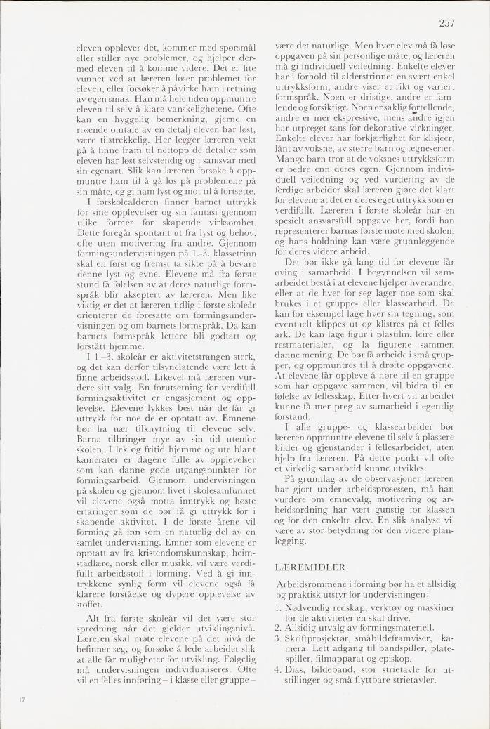 Skann 259 av Mønsterplanen 1971 · midlertidig utgave