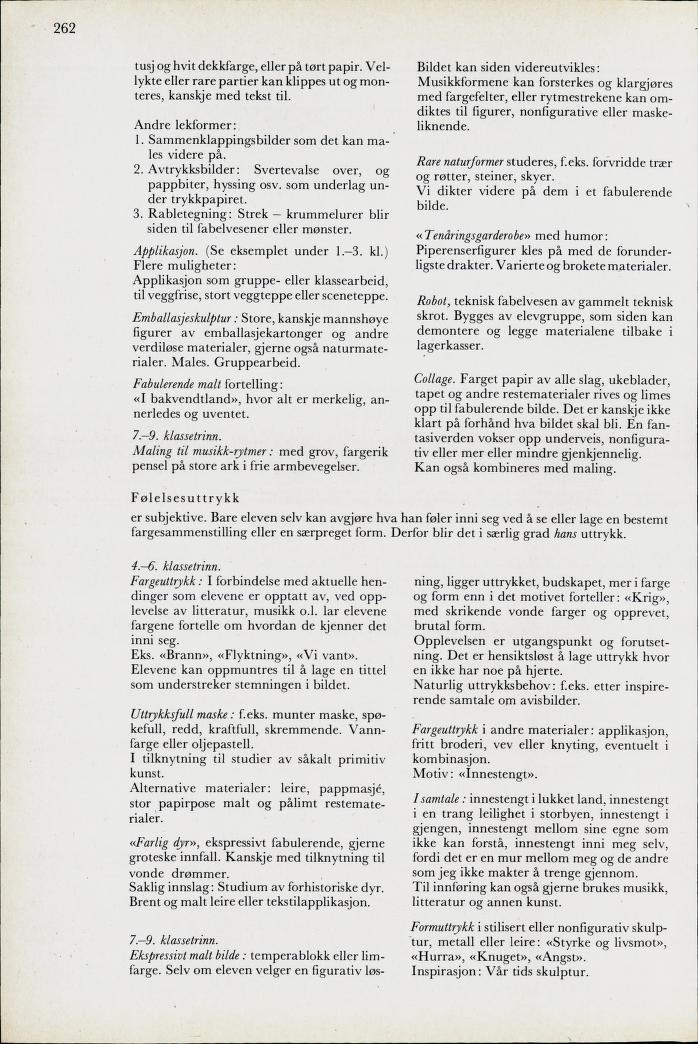 Skann 264 av Mønsterplanen 1971 · midlertidig utgave