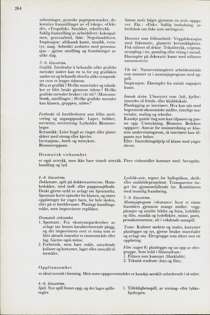 Skann 266 av Mønsterplanen 1971 · midlertidig utgave