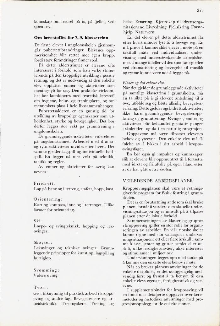 Skann 273 av Mønsterplanen 1971 · midlertidig utgave