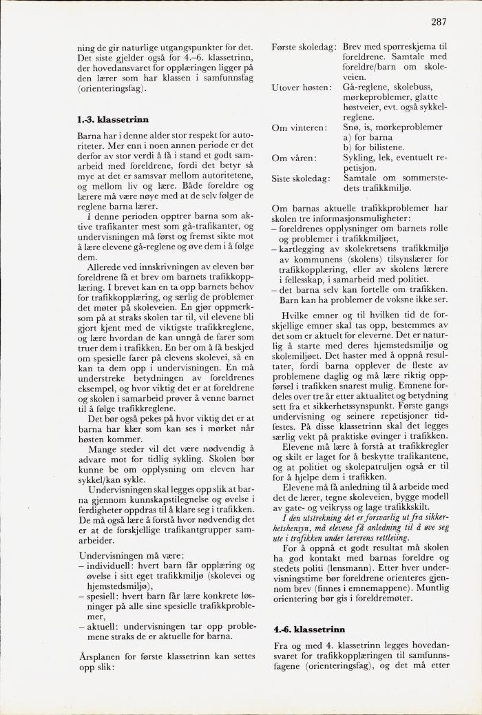 Skann 289 av Mønsterplanen 1971 · midlertidig utgave