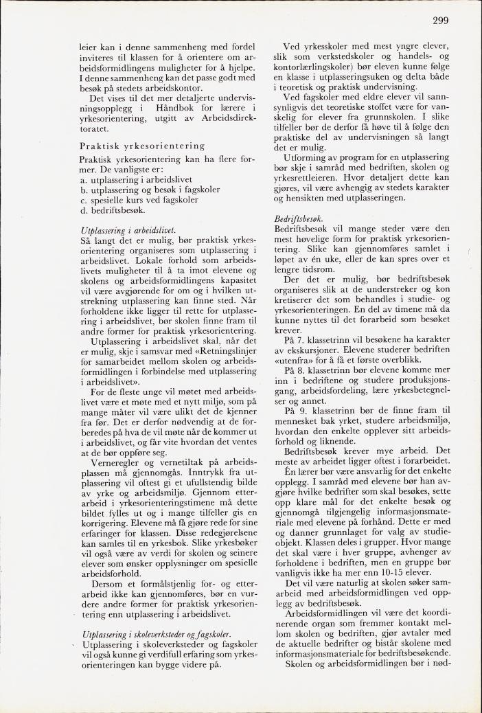 Skann 301 av Mønsterplanen 1971 · midlertidig utgave