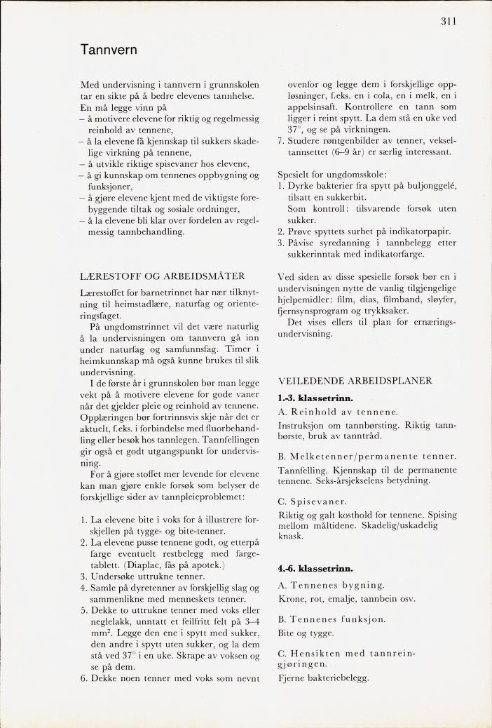 Skann 313 av Mønsterplanen 1971 · midlertidig utgave