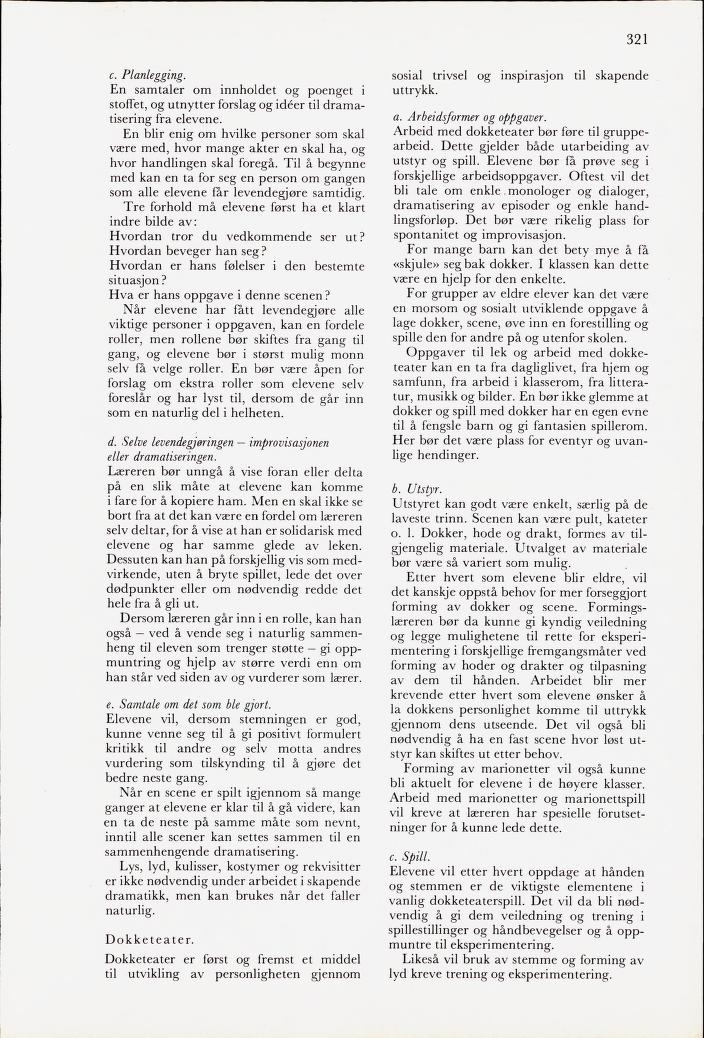 Skann 323 av Mønsterplanen 1971 · midlertidig utgave