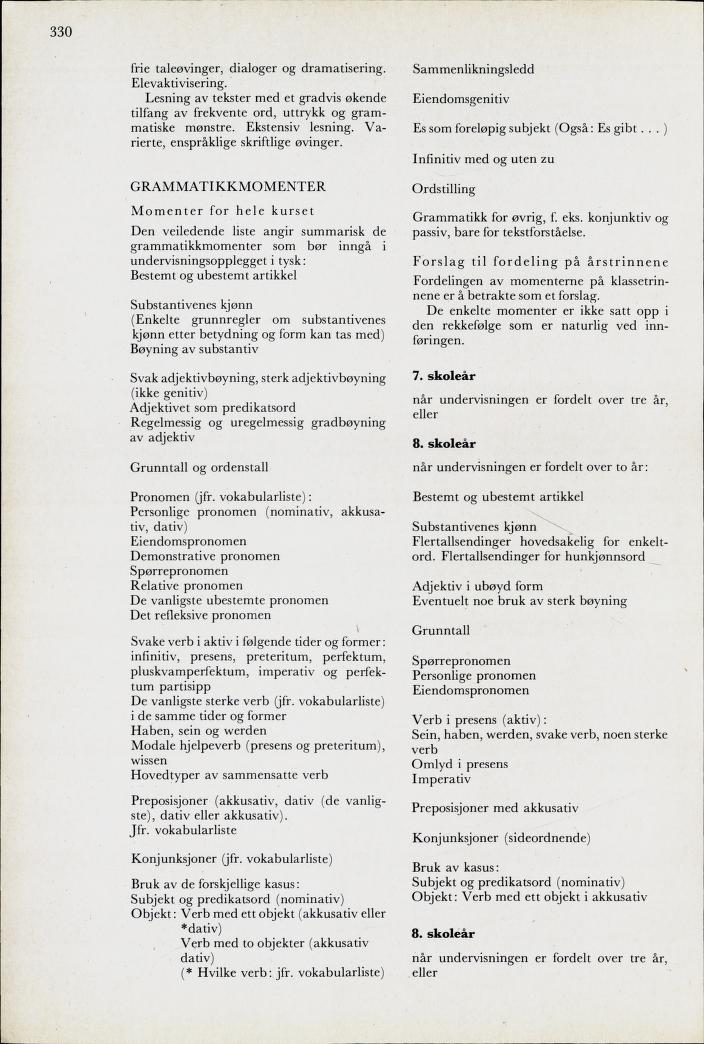 Skann 332 av Mønsterplanen 1971 · midlertidig utgave
