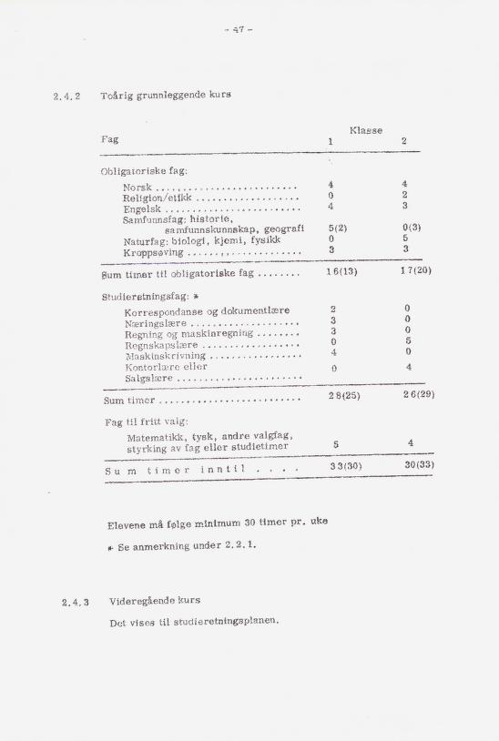 Skann 53 av Læreplan for gymnaset 1973 · del 1 generell del