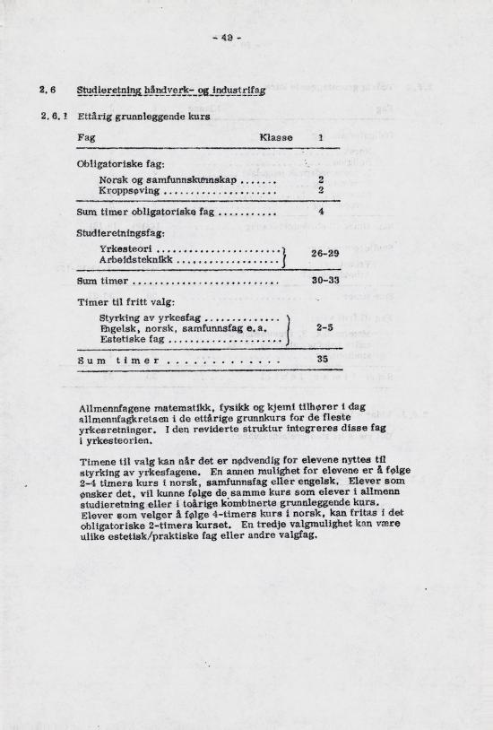 Skann 55 av Læreplan for gymnaset 1973 · del 1 generell del