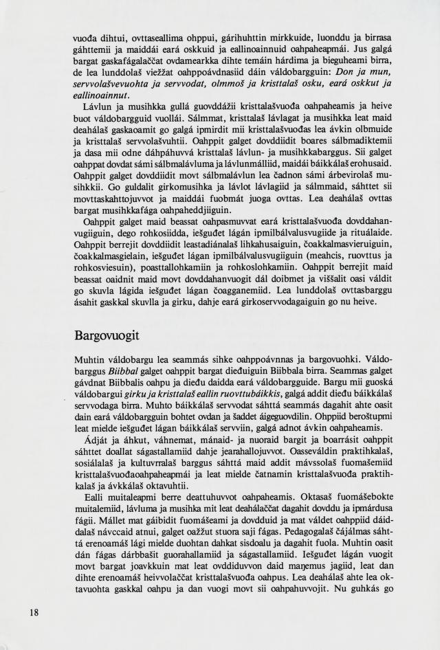 Skann 20 av Mønsterplanen 1987 · samiske fagplaner 1989