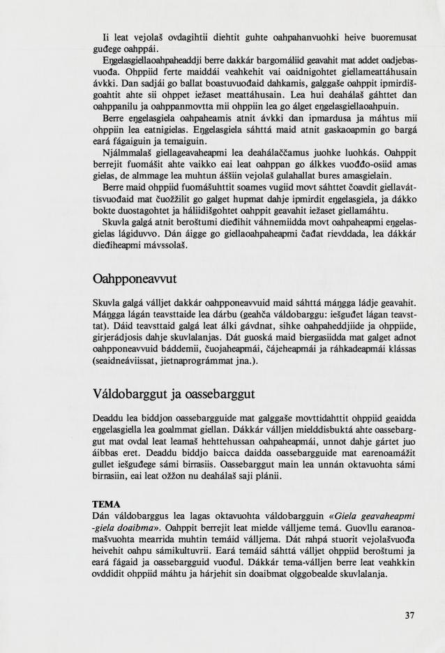 Skann 39 av Mønsterplanen 1987 · samiske fagplaner 1989