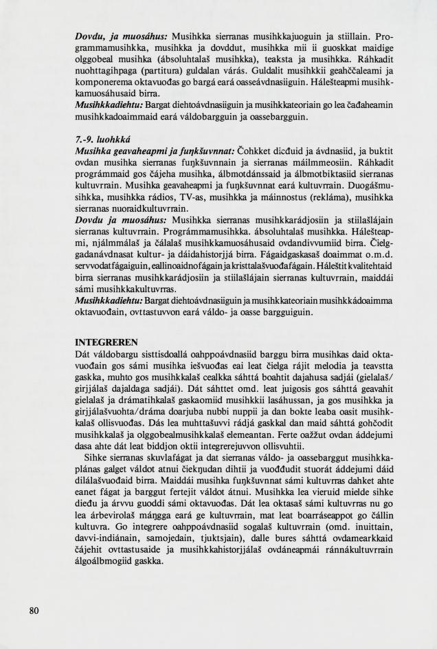 Skann 82 av Mønsterplanen 1987 · samiske fagplaner 1989