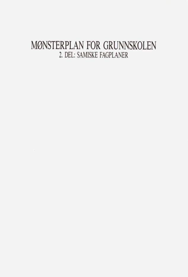 Skann 103 av Mønsterplanen 1987 · samiske fagplaner 1989