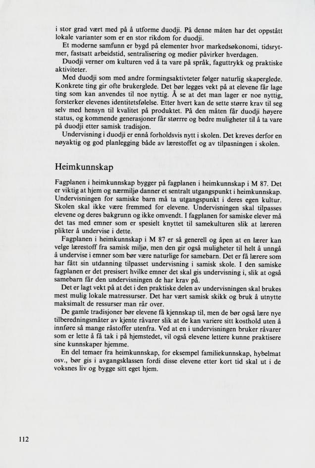 Skann 114 av Mønsterplanen 1987 · samiske fagplaner 1989