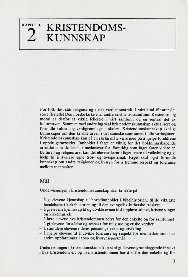 Skann 115 av Mønsterplanen 1987 · samiske fagplaner 1989
