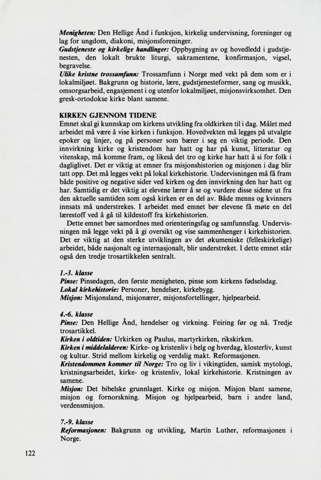 Skann 124 av Mønsterplanen 1987 · samiske fagplaner 1989