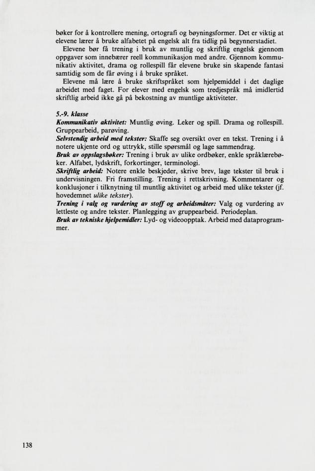 Skann 140 av Mønsterplanen 1987 · samiske fagplaner 1989
