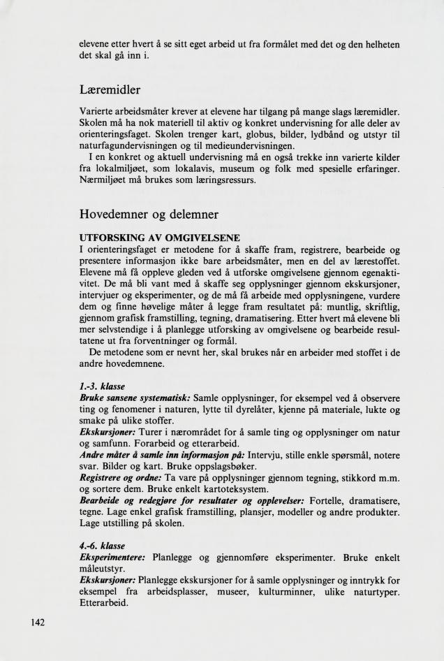 Skann 144 av Mønsterplanen 1987 · samiske fagplaner 1989