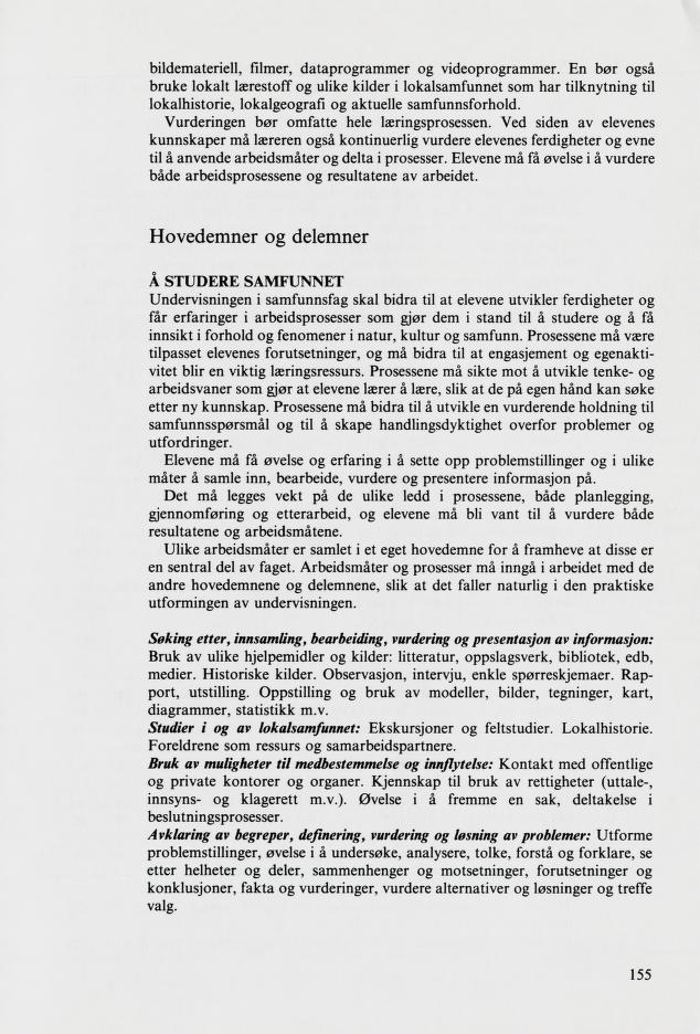 Skann 157 av Mønsterplanen 1987 · samiske fagplaner 1989