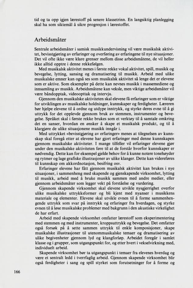 Skann 168 av Mønsterplanen 1987 · samiske fagplaner 1989