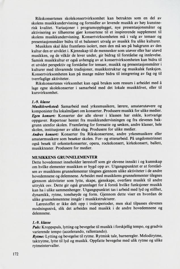 Skann 174 av Mønsterplanen 1987 · samiske fagplaner 1989