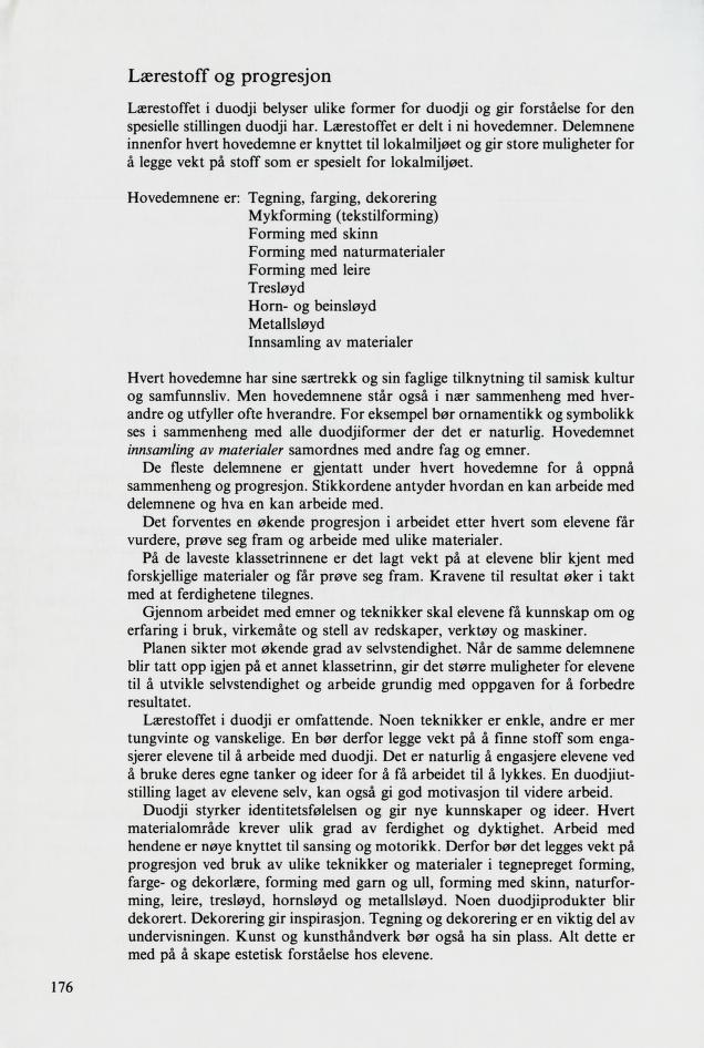 Skann 178 av Mønsterplanen 1987 · samiske fagplaner 1989