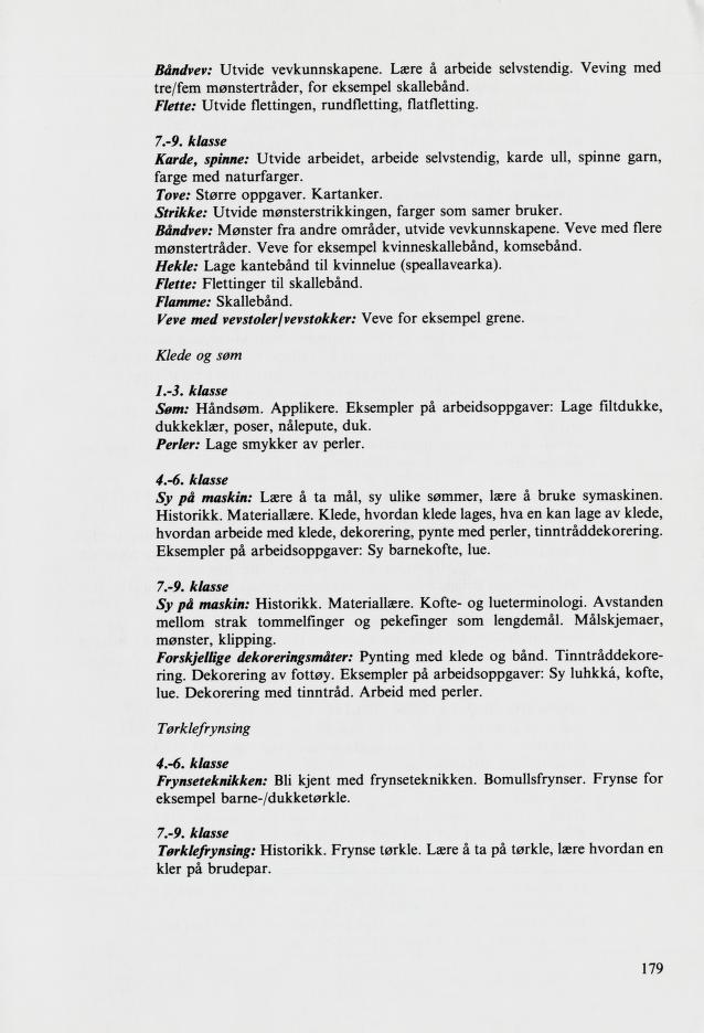 Skann 181 av Mønsterplanen 1987 · samiske fagplaner 1989