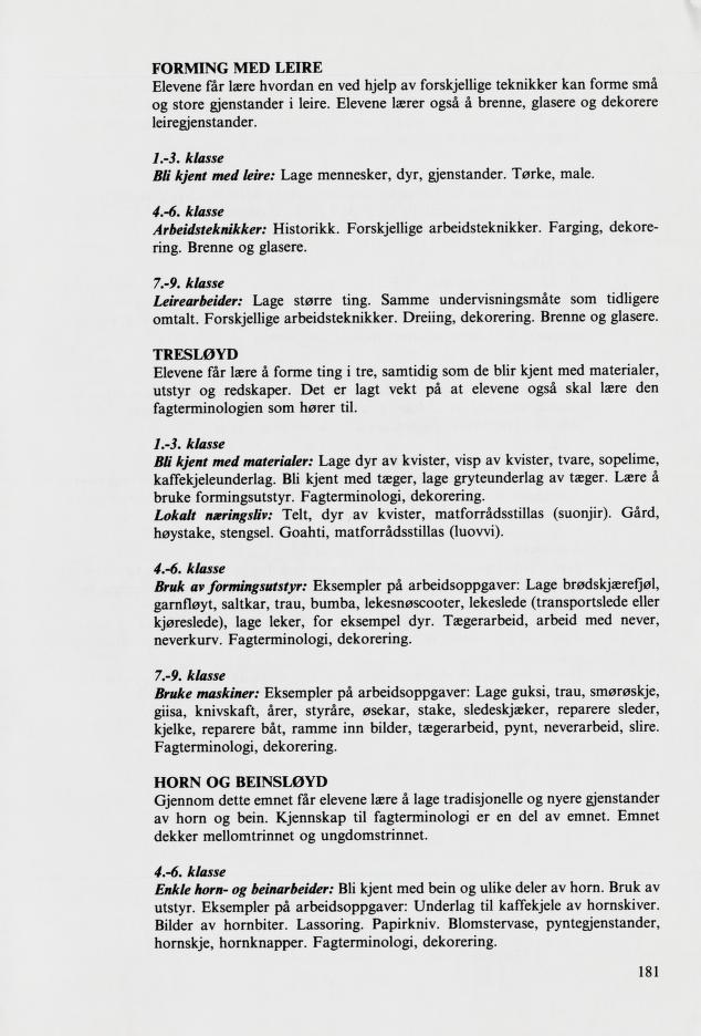 Skann 183 av Mønsterplanen 1987 · samiske fagplaner 1989