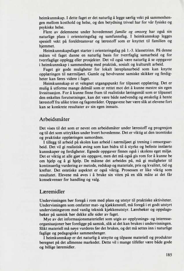 Skann 187 av Mønsterplanen 1987 · samiske fagplaner 1989