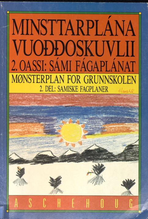 Skann 1 av Mønsterplanen 1987 · samiske fagplaner 1989