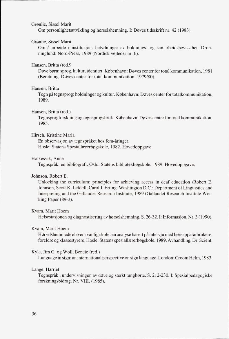 Skann 38 av Mønsterplanen 1987 · fagplaner for døve elever 1993