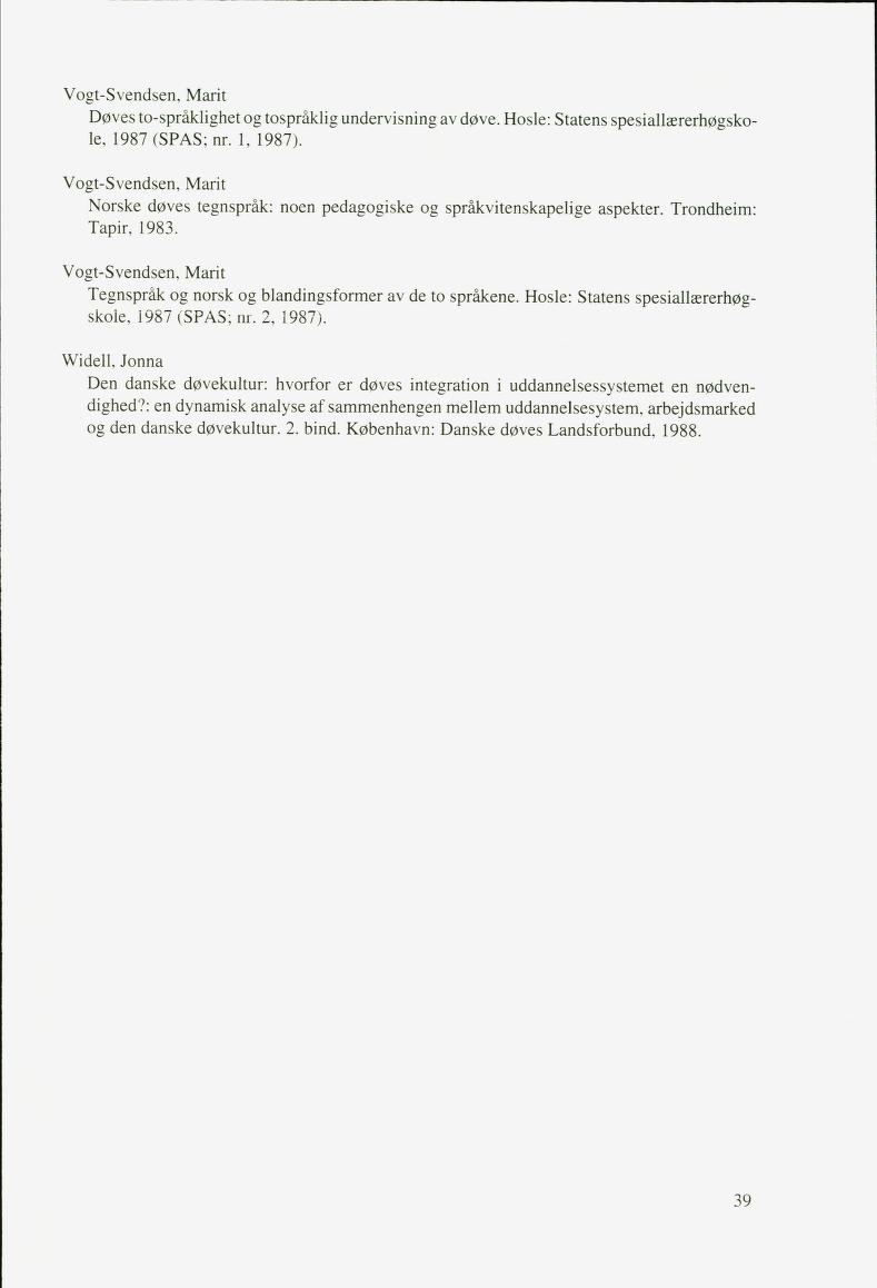 Skann 41 av Mønsterplanen 1987 · fagplaner for døve elever 1993