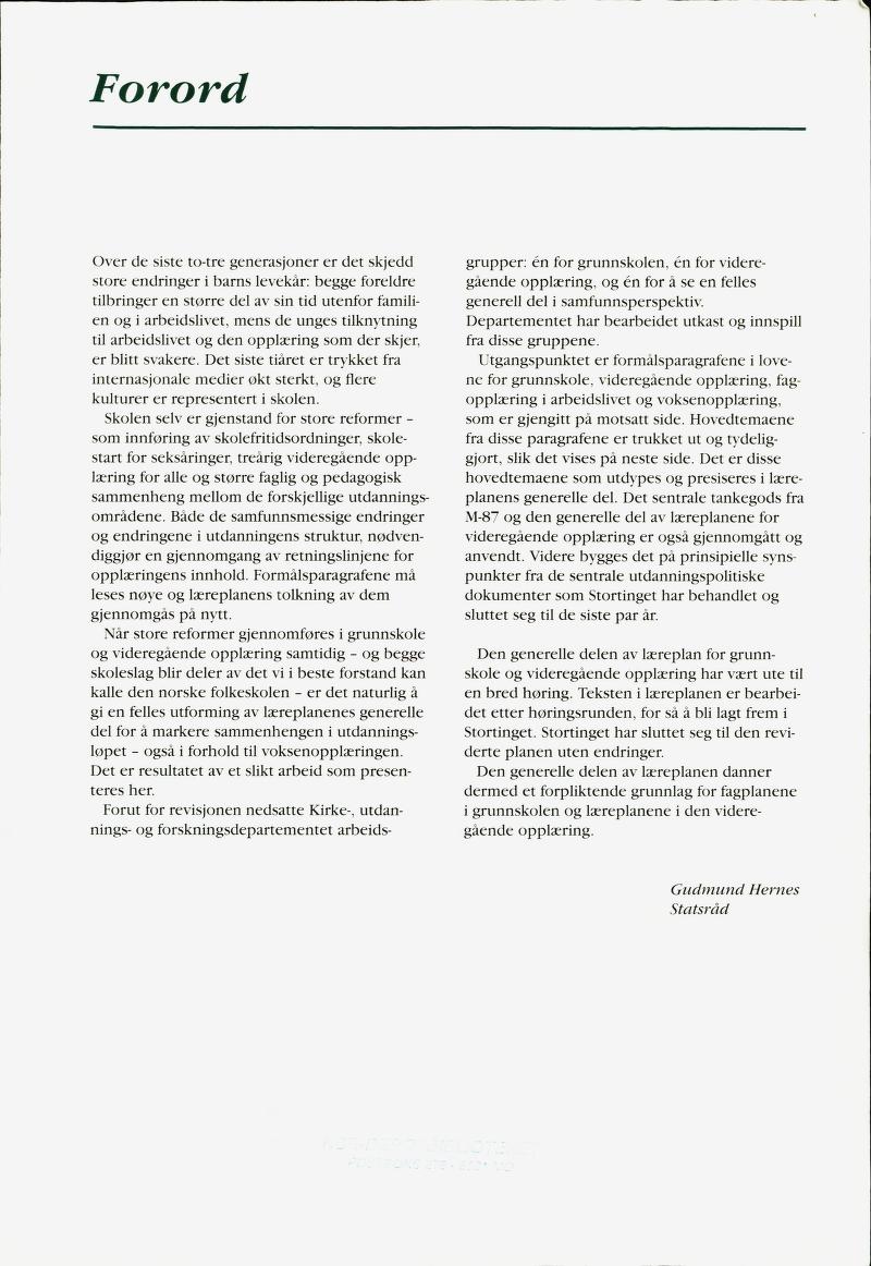 Skann 3 av R94 · Generell del · Bokmål 1993