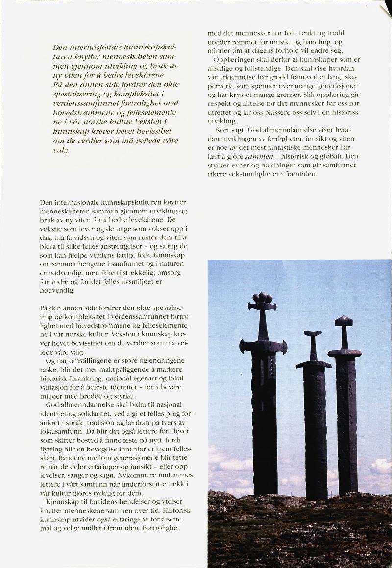 Skann 31 av R94 · Generell del · Bokmål 1993