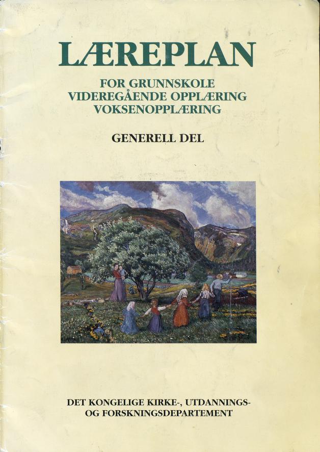 Skann 1 av R94 · Generell del · Bokmål 1993