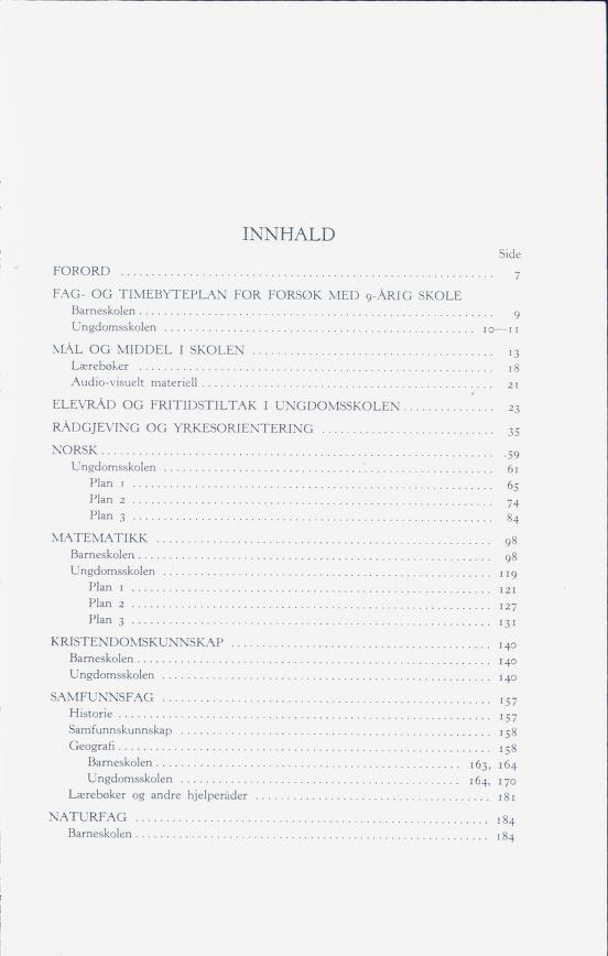 Skann 7 av Forsøksplanen 1960