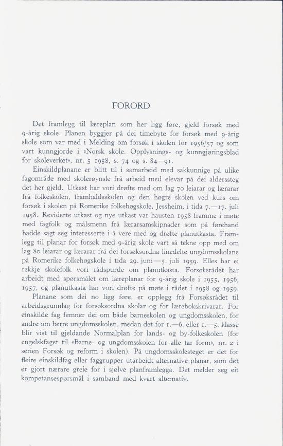 Skann 9 av Forsøksplanen 1960