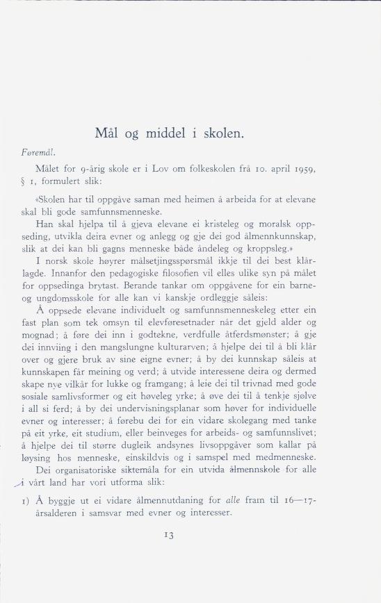 Skann 15 av Forsøksplanen 1960