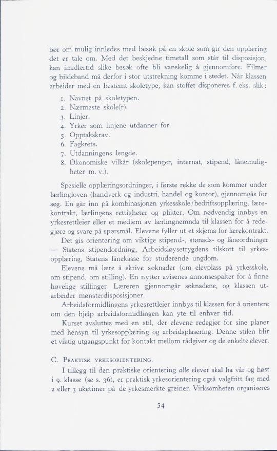 Skann 56 av Forsøksplanen 1960
