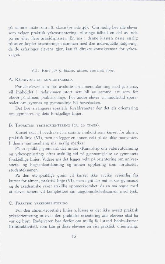 Skann 57 av Forsøksplanen 1960