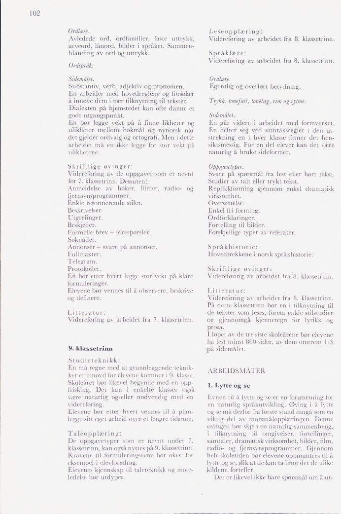 Skann 104 av Mønsterplanen 1974