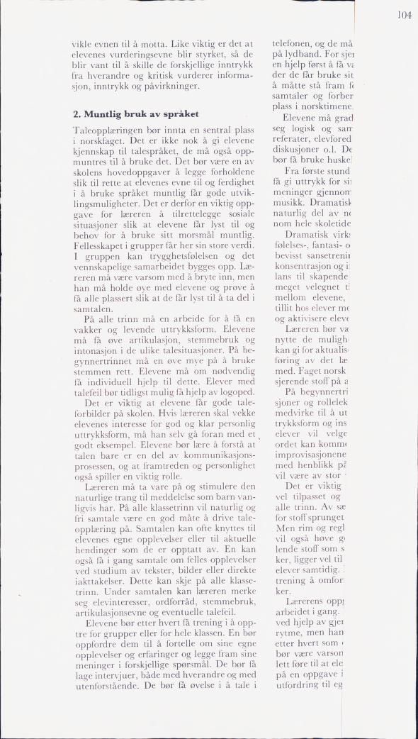 Skann 106 av Mønsterplanen 1974